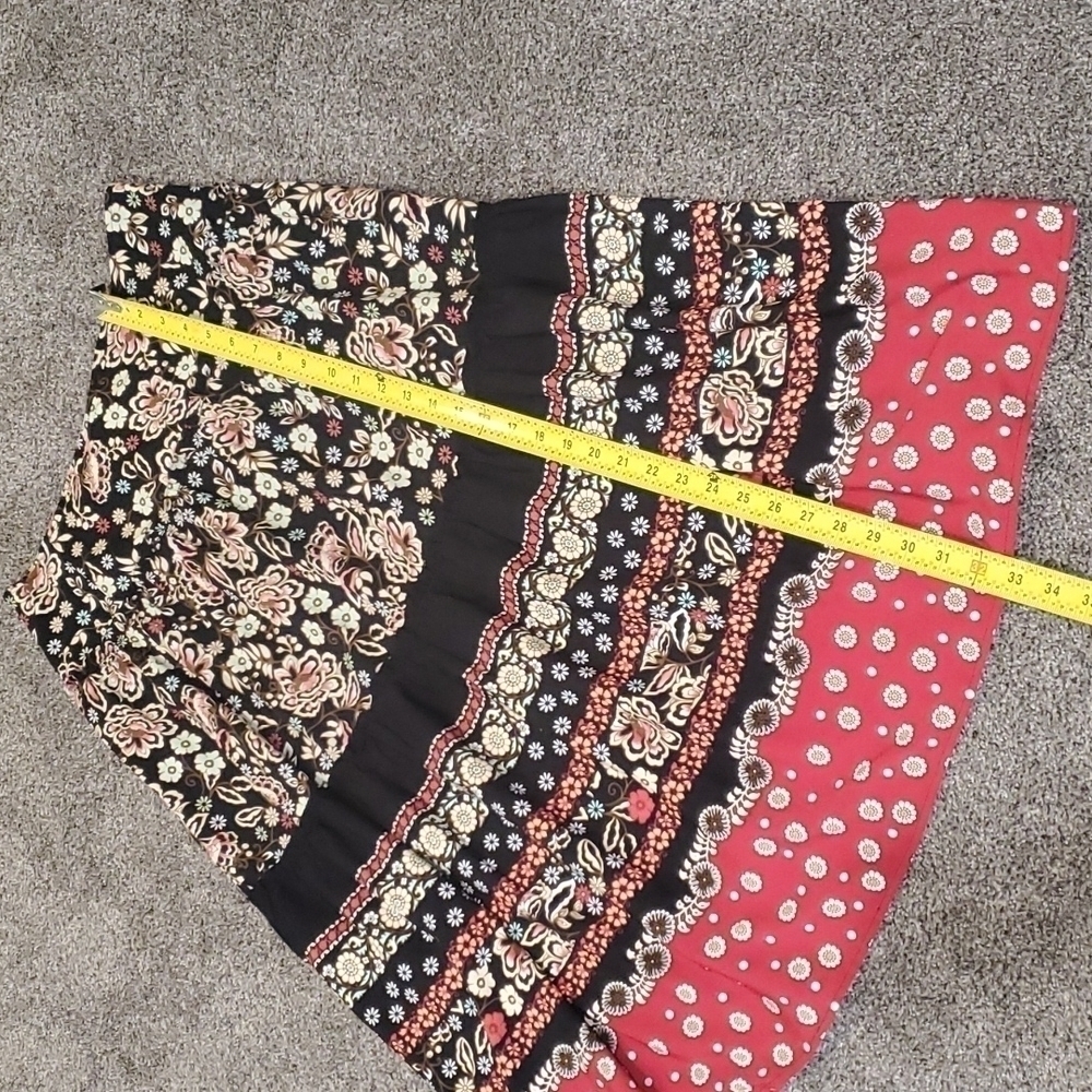Requirements floral skirt boho midi women sz 12 boho - Picture 6 of 9